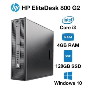HP Elite Desk 800G 2 /I3 6100 / DDR4 4GB /SSD 120GB